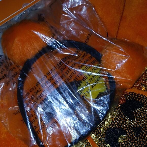 3 Pc Orange Pumpkin Halloween Kids Set - Picture 6 of 6